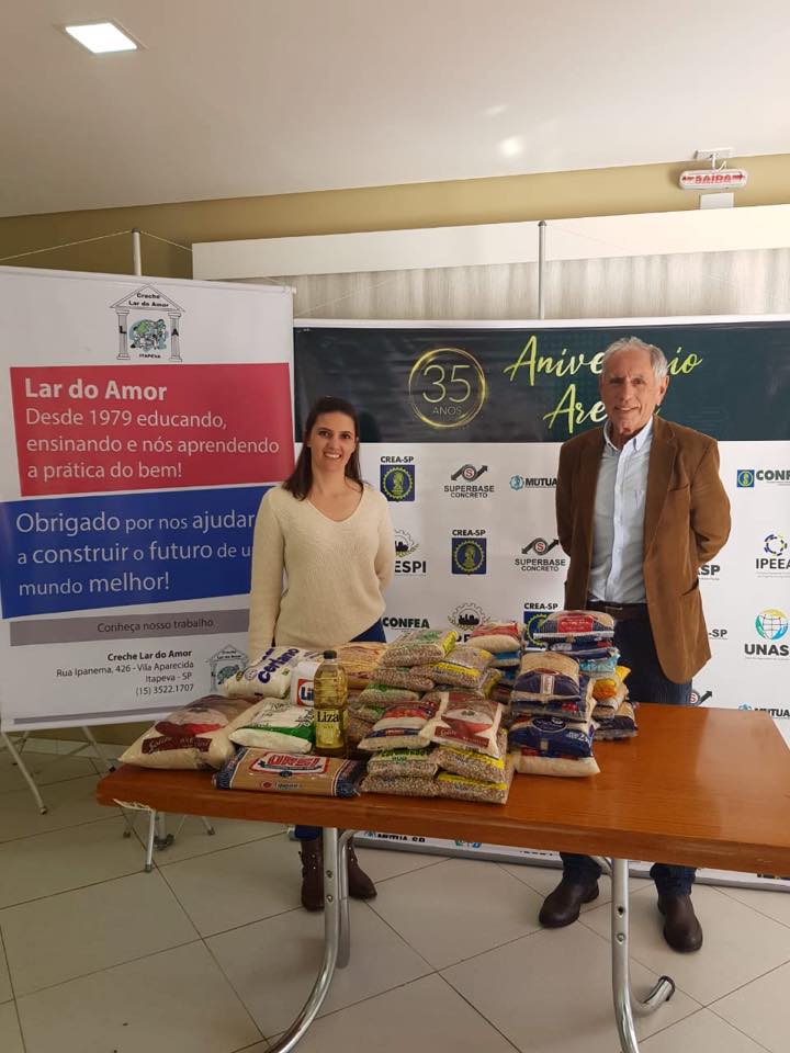 61748498_893966227615330_7979644078818066432_n DO BEM - Presidente da ARESPI faz a entrega de mantimentos ao Lar do Amor