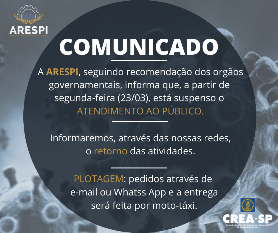 ARESPI ok COMUNICADO IMPORTANTE | Covid-19