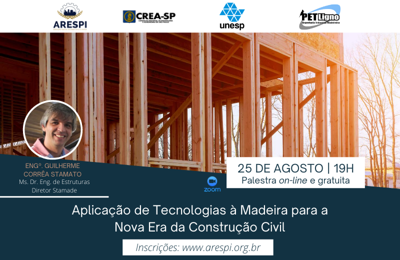 Site Tecnologias à Madeira – 1 Palestra: Aplicação de Tecnologias à Madeira para a Nova Era da Construção Civil