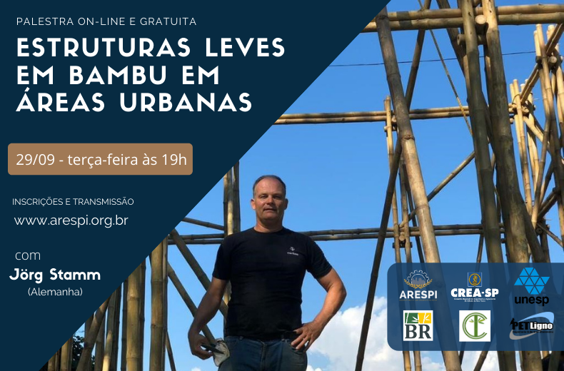 ARESPI e UNESP Itapeva promovem palestra sobre estruturas em bambu, com o alemão Jörg Stamm