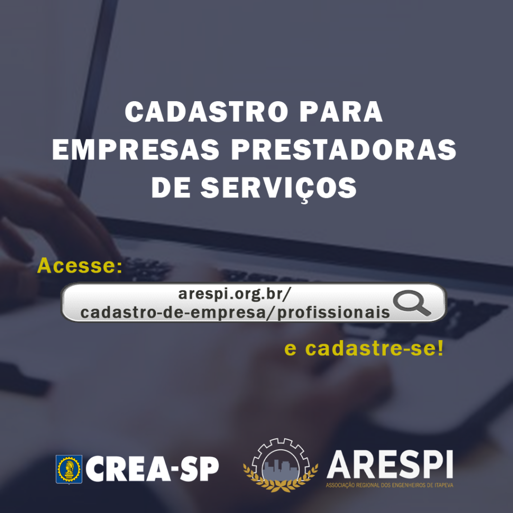 Arespi disponibiliza cadastro para empresas prestadoras de serviços
