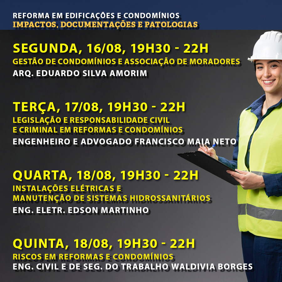 WhatsApp Image 2021-08-18 at 12.35.52 Cronograma de palestras: REFORMA EM EDIFICAÇOES E CONDOMÍNIOS: IMPACTOS, DOCUMENTAÇÕES E PATOLOGIAS