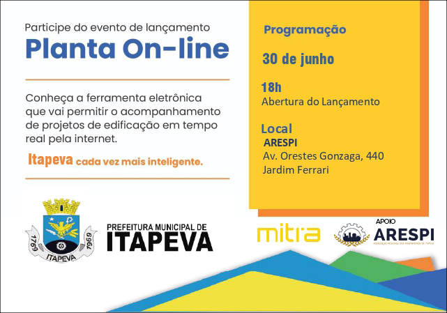 Exec-Arte-Convite_V2 Itapeva apresenta ferramenta Planta On-line