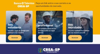 Crea-SP lança nova plataforma de vagas