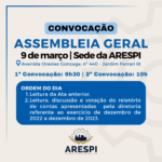 CONVOCAÇÃO: Assembleia Geral no dia 09 de março.